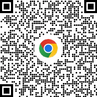 QR-kod för att ladda ned webbläsaren Chrome på mobila enheter