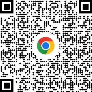QR-kod för att ladda ned webbläsaren Chrome på mobila enheter