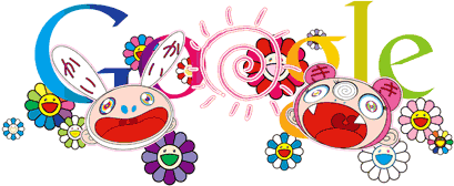 Sommarsolståndet. Doodle av Takashi Murakami, 2011.